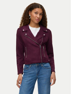 Vero Moda Vero Moda Jakna od imitacije kože Jose 10300938 Ljubičasta Regular Fit