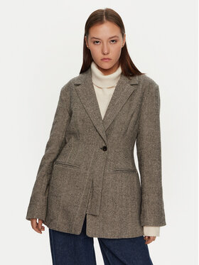 Karen by Simonsen Karen by Simonsen Marynarka Rigmor 10105088 Szary Oversize
