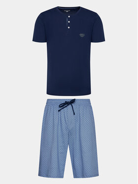 Henderson Henderson Pigiama 40665 Blu scuro Regular Fit