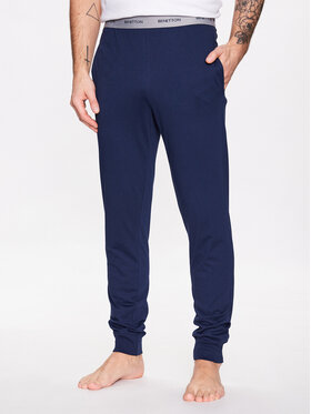 United Colors Of Benetton United Colors Of Benetton Долнище на пижама 30964F134 Тъмносин Regular Fit