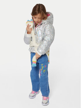 Billieblush Billieblush Zimní bunda U20428 Stříbrná Regular Fit