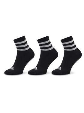 adidas adidas Madalad unisex sokid 3-Stripes Cushioned Sportswear Mid-Cut Socks 3 Pairs IC1317 Must
