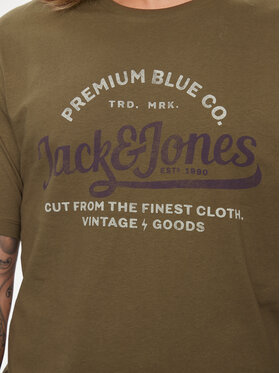 Jack&Jones T-shirt Jprblulouie 12259674 Smeđa Regular Fit