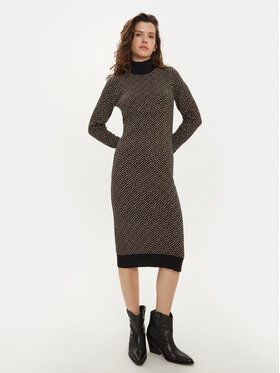 Vero Moda Vero Moda Sukienka dzianinowa Aria 10314462 Czarny Slim Fit