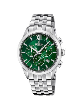 Festina Festina Zegarek F20040-3 Srebrny