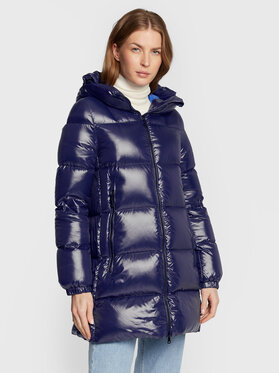 Add Add Пухено яке 6AW773 Тъмносин Regular Fit