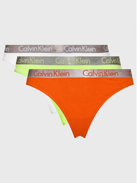 Calvin Klein Underwear Calvin Klein Underwear Súprava 3 kusov stringových nohavičiek 000QD3560E Farebná