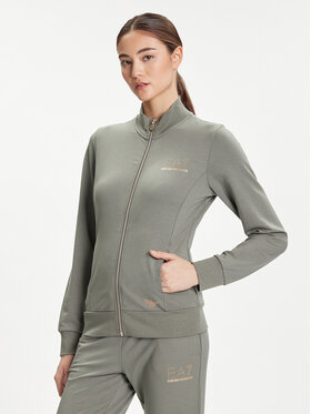 EA7 Emporio Armani EA7 Emporio Armani Bluza 8NTM43 TJ9RZ U8142 Zielony Regular Fit