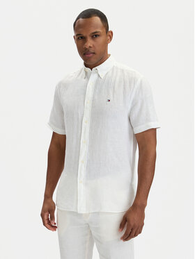 Tommy Hilfiger Tommy Hilfiger Πουκάμισο MW0MW41531 Λευκό Regular Fit