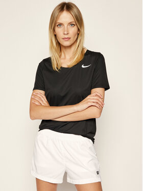 Nike Nike Funkčné tričko City Sleek CJ9444 Čierna Regular Fit