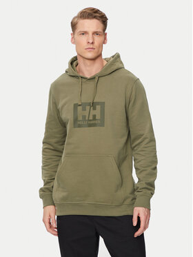 Helly Hansen Helly Hansen Bluza Hh Box Hoodie 53289 Zielony Regular Fit