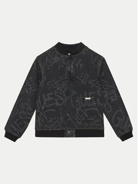 Guess Guess Bomber L5RL05 D5MU0 Crna Regular Fit