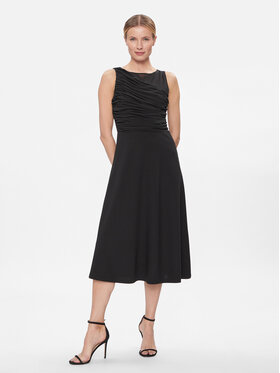 DKNY DKNY Коктейлна рокля DD3KP365 Черен Regular Fit
