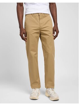 Lee Lee Chinosy CHINO Niebieski Regular Fit