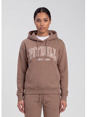 PITBULL PITBULL Bluza NORTON Brązowy Regular Fit