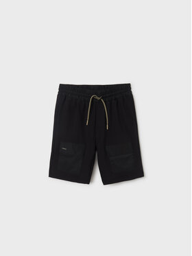Mayoral Mayoral Pantaloncini di tessuto 6255 Nero