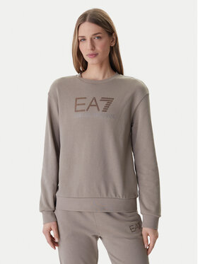 EA7 Emporio Armani EA7 Emporio Armani Mikina 7W000953 AF15831 Hnědá Regular Fit