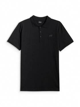 4F 4F Polo NOS Czarny Regular Fit