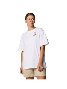 Columbia Columbia T-Shirt 212003 Biały Regular Fit