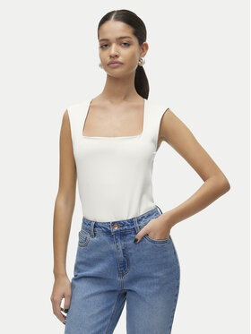 Vero Moda Vero Moda Top Million 10312751 Biela Slim Fit