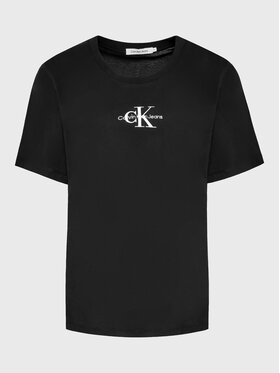 Calvin Klein Jeans Plus Calvin Klein Jeans Plus Тишърт J20J219719 Черен Regular Fit