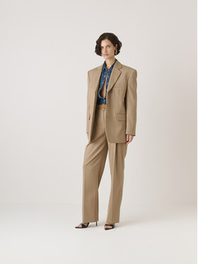 La Mania La Mania Giacca da abito BIGGIE 4 Beige Classic Fit