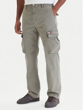 Tommy Jeans Tommy Jeans Pantaloni cargo Otis DM0DM22403 Verde Regular Fit