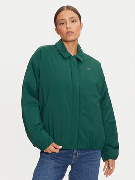 New Balance New Balance Μπουφάν μεταβατικό WJ43506 Πράσινο Oversize