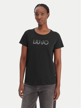 Liu Jo Sport Liu Jo Sport Tricou TA6056 JS923 Negru Regular Fit