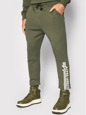 Alpha Industries Alpha Industries Spodnie dresowe Jogger 118364 Zielony Regular Fit