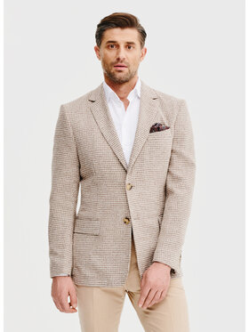 Pako Lorente Pako Lorente Marynarka P25SF-3X-015 Brązowy Slim Fit