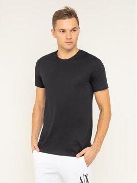 Armani Exchange Armani Exchange T-Shirt 8NZT74 ZJA5Z 1200 Czarny Slim Fit