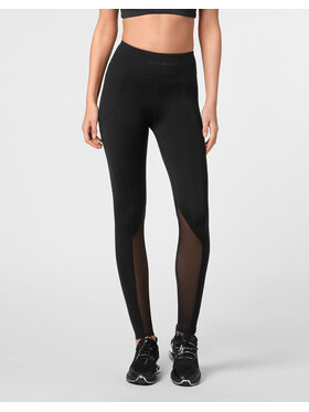 Plein Sport Plein Sport Legginsy 23345 Czarny Active Fit