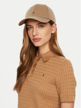 Tommy Hilfiger Tommy Hilfiger Шапка с козирка AW0AW16844 Бежов