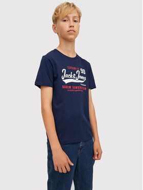 Jack&Jones Junior Jack&Jones Junior T-Shirt Logo 12213081 Dunkelblau Regular Fit