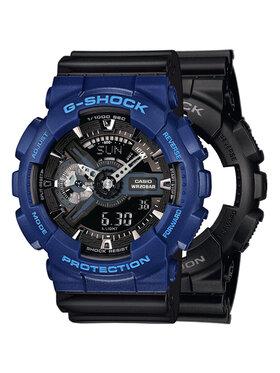 Casio Casio Zegarek SET GA-110-1BER + BEZEL 10527398 + PASEK 10347688 Czarny