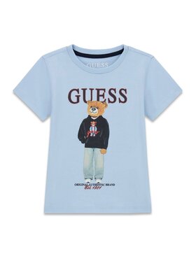 Guess Kids Guess Kids T-Shirt 183054 Modrá Classic Fit