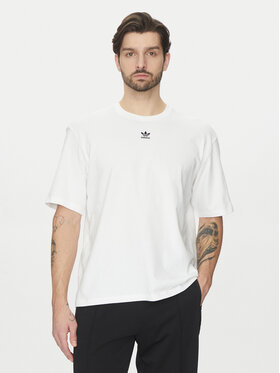 adidas adidas T-Shirt Essentials Boyfriend JC8967 Biały Oversize