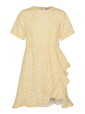 Vero Moda Girl Vero Moda Girl Šaty 10287397 Žltá Regular Fit