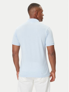 Lacoste Lacoste Тениска с яка и копчета L1212 Син Classic Fit