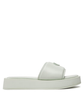 Calvin Klein Calvin Klein Šľapky Flatform Slide Relock Lth HW0HW02049 Zelená
