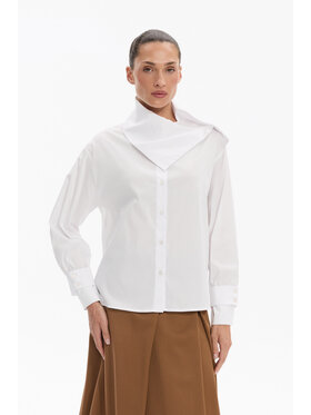 Deni Cler Milano Deni Cler Milano Bluzka T-DC-1475-F5-10-10-1 Biały Regular Fit