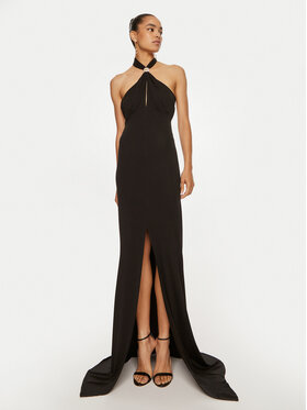 Elisabetta Franchi Elisabetta Franchi Sukienka wieczorowa AB-71-747E2-V640 Czarny Regular Fit