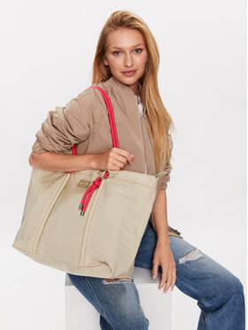 Tommy Jeans Ročna Torba Tjw Beach Summer Tote AW0AW14583 Bež