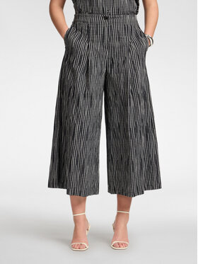 Elena Mirò Elena Mirò Pantaloni di tessuto P004P100492N001 Nero Cropp Fit