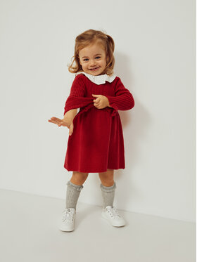 Zippy Zippy Rochie tricotată ZBGAP0501 23082 Roșu Regular Fit