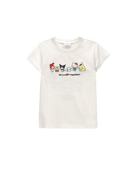 Coccodrillo Coccodrillo T-Shirt ZC6143204LGD-003 Krémová Regular Fit