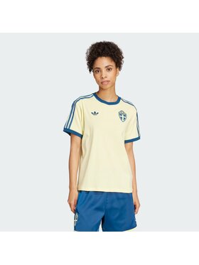 adidas adidas Koszulka techniczna 153155 Żółty Regular Fit
