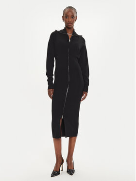 PINKO Pinko Rochie de zi Levulosio Abito 103989 A22A Negru Slim Fit