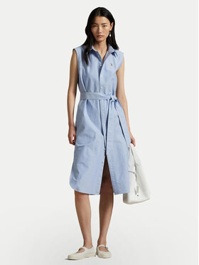 Polo Ralph Lauren Polo Ralph Lauren Hemdkleid 211965853002 Himmelblau Regular Fit